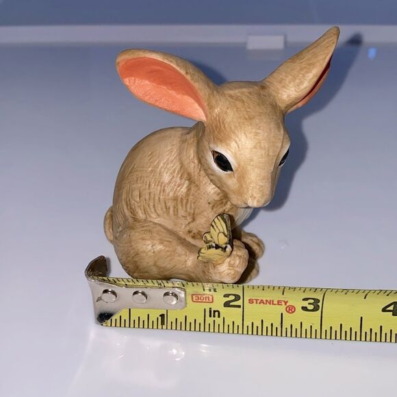 Vintage Egg Cups And Hand Paintedted Ceramic Bunny Rabbit Easter Set - Picture 13 of 14